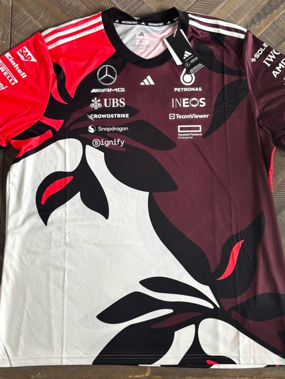 adidas Motorsport Mercedes-AMG Petronas Formula 1 Jersey 2XL AEROREADY